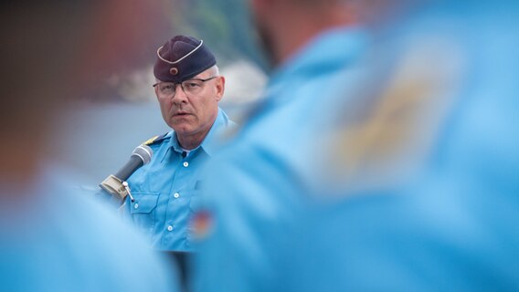 Vice Admiral Jan Christian Kaack, Inspector of the Navy.  © dpa Photo: Stefan Sauer