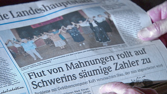 Titelseite einer Zeitung © NDR Foto: NDR