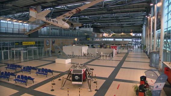 Der Flughafen Rostock-Laage © NDR Foto: NDR