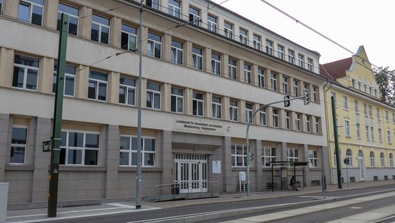 Das Landesamt für Gesundheit und Soziales in Rostock.  