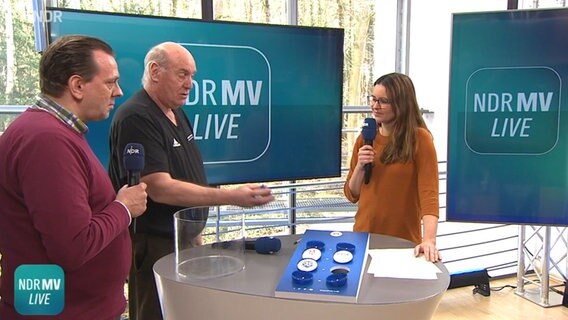 Auslosung Landespokal MV bei NDR MV Live © NDR 