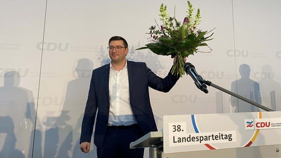 Der neue CDU-Landeschef Franz-Robert Liskow © NDR Foto: Stefan Ludmann