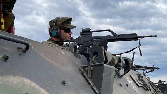 Soldaten bei einem Manöver in Litauen. © Henning Strüber Foto: Henning Strüber