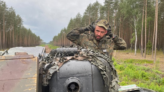 Soldaten bei einem Manöver in Litauen. © Henning Strüber Foto: Henning Strüber