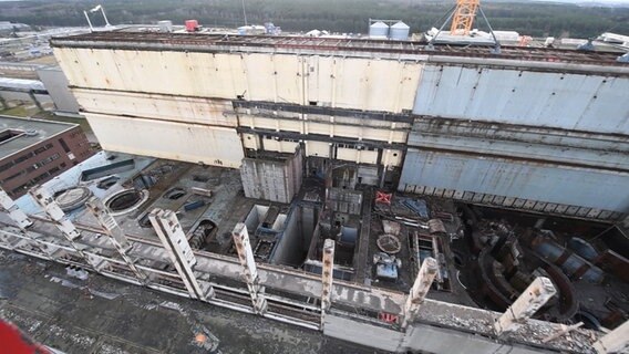 Rückbau des Atomkraftwerks in Lubmin. © NDR 