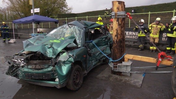 Rescue-Days auf der Speedwaybahn in Güstrow. © NDR Foto: Screenshot, NDR