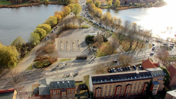 Die Luftaufnahme von 2019 zeigt die Stralsunder Schützenbastion, eine historische Verteidigungsanlage der Hansestadt. Die Luftaufnahme von 2019 zeigt die Stralsunder Schützenbastion, eine historische Verteidigungsanlage der Hansestadt. © Hansestadt Stralsund Pressestelle Foto: Hansestadt Stralsund Pressestelle