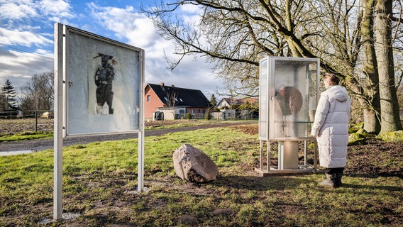 Die wohl kleinste Galerie Vorpommerns in Volksdorf bei Demmin. © NDR MV NB Foto: Sabine Berendse