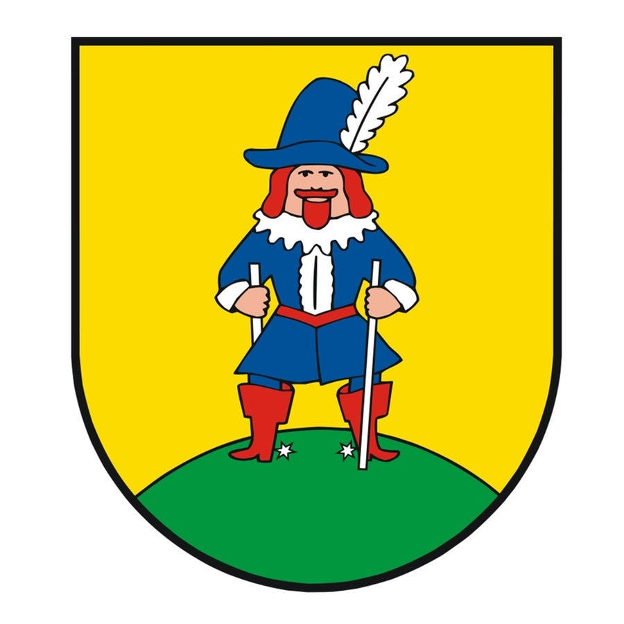 Das Wappen von Pinnow: Ein stilisiertes Petermännchen Das Wappen von Pinnow: Ein stilisiertes Petermännchen © Pinnow