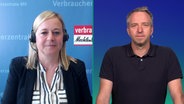 Wiebke Cornelius von der Verbraucherzentrale MV im Online-Interview mit NDR-Moderator Steffen Baxalary. © NDR/Screenshot Foto: NDR/Screenshot