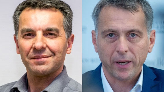 Der AfD-Politiker Carlor Dias Rodriguez und der parteilose Stefan Kerth © NDR 