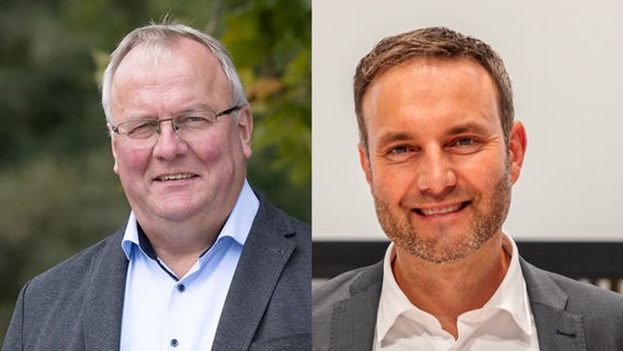 Der CDU-Politiker Thomas Müller und der AfD-Politiker Enrice Schuldt in einer Collage © NDR 