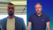 NDR MV Das Interview: Martin Mengel vom Verein "Zukunftsfeste Pflege" spricht mit NDR-Moderator Steffen Baxalary über die Situation der Pflegebranche. © Screenshot/NDR Foto: Screenshot