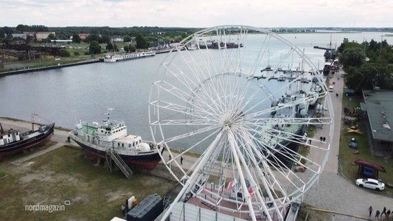 Das Riesenrad steht in Peenemünde © NDR 