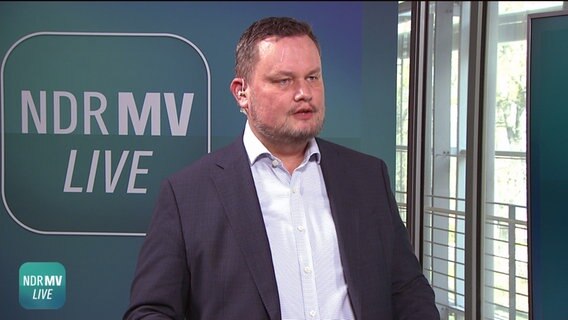 NDR MV Live: FDP-Landeschef René Domke  