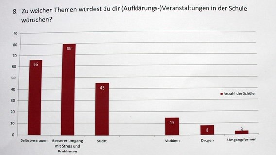 Umfrage an der Evangelischen Schule Dettmannsdorf © NDR Foto: NDR Newcomernews