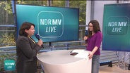 Gesundheitsministerin Drese bei NDR MV Live © NDR 