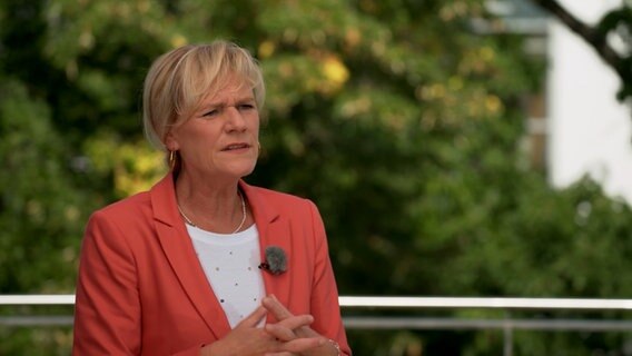 Simone Oldenburg von der Linken im Sommerinterview © NDR Foto: Screenshot
