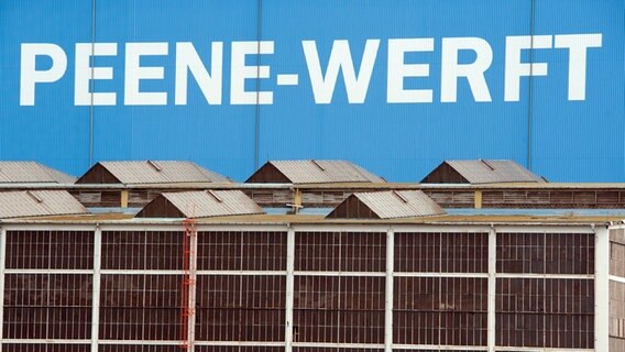 Peene-Werft in Wolgast. © dpa Foto: Stefan Sauer