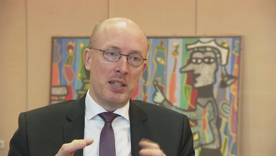 Landesinnenminister Mecklenburg-Vorpommerns, Christian Pegel (SPD) Foto: Screenshoot