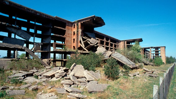 Zerstörter Teil des Koloss von Prora  Foto: Florian Monheim