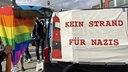 Gegendemonstration zur Rostocker AfD-Demo. © NDR Fotograf: Isabel Lerch