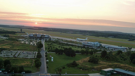 Flughafen Rostock-Laage von oben © Flughafen Rostock-Laage 