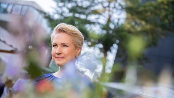 Manuela Schweig (Partia Socjaldemokratyczna) Premier Meklemburgii-Pomorza Przedniego.  © dpa Zdjęcie: Christoph Soeder