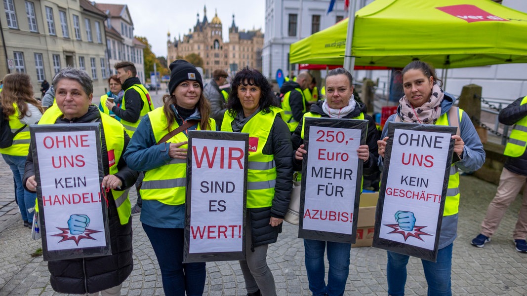 Ver.di ruft erneut zum Streik im MV-Einzelhandel auf