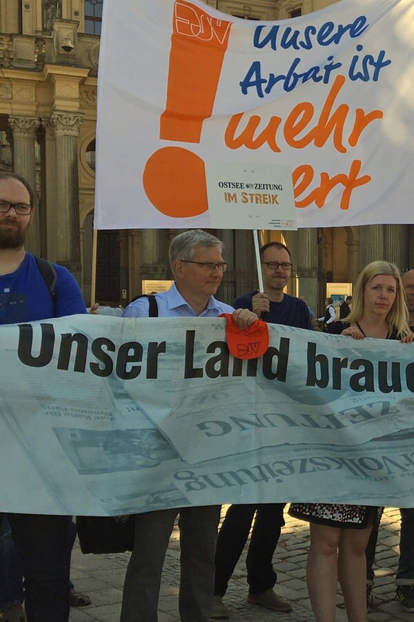 Linke Lage bei der OstseeZeitung "Sauerei" NDR.de