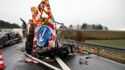 Unfall auf der A24 zwischen Neustadt-Glewe und Parchim