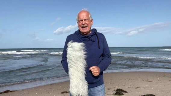 Die Wettervorhersage von Thomas Globig vom NDR Wetterstudio auf Hiddensee. © NDR Foto: NDR Screenshots