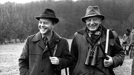 Ernst Albrecht (li.) und Walter Scheel 1980 © dpa Foto: Wolfgang Weihs