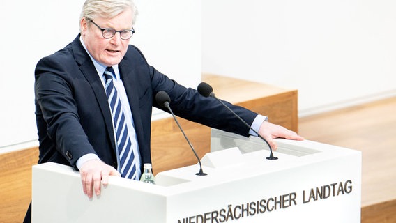 Bernd Althusmann (CDU), Wirtschaftsminister in Niedersachsen, spricht im Niedersächsischen Landtag. © picture alliance/Hauke-Christian Dittrich Foto: Hauke-Christian Dittrich