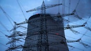 Strommasten vor dem Kernkraftwerk Emsland. © dpa-Bildfunk Foto: Sina Schuldt/dpa