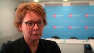 Innenministerin Daniela Behrens (SPD) spricht in einem Interview. © NDR 