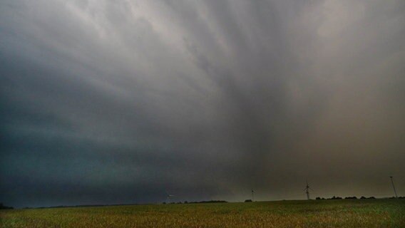 Unwetter in Ehmen. © NDR Foto: A. Zimmermann