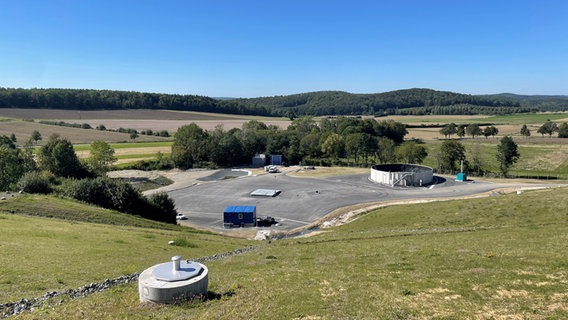 Blick auf die Deponie Morgenstern im Kreis Goslar. © NDR Foto: Marie Stiller