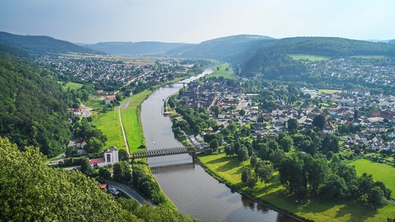 Blick vom Eckberg bei Bodenwerder © picture alliance/Bildagentur-online/Schoening 