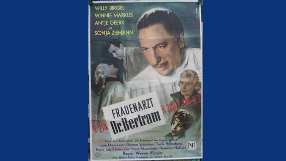 Ein Filmplakat für den Film "Frauenarzt Dr. Bertram". © Stadtarchiv Göttingen 