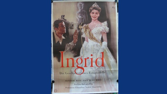Ein Filmplakat für den Film "Ingrid - Die Geschichte eines Fotomodells". © Stadtarchiv Göttingen 