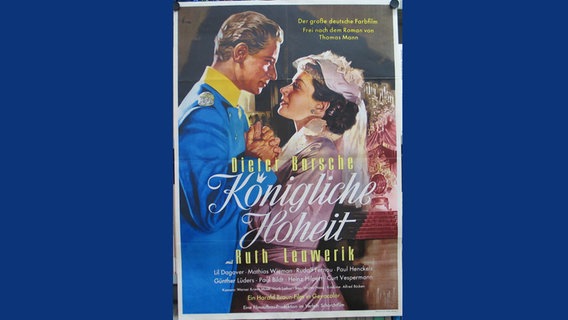 Ein Filmplakat für den Film "Königliche Hochzeit". © Stadtarchiv Göttingen 