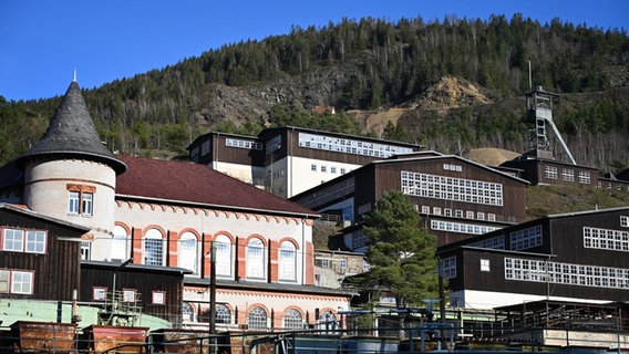 Das Weltkulturerbe Rammelsberg in Goslar. © picture alliance Foto: Frank May