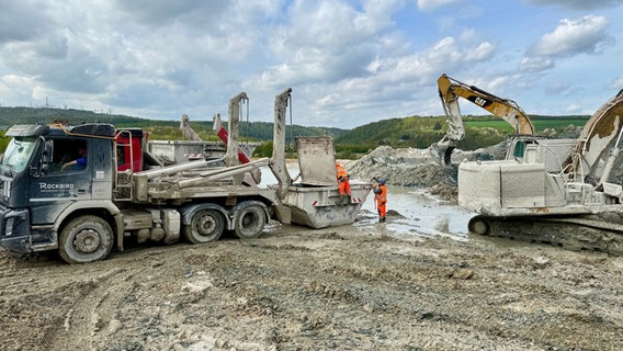 Eine Baustelle an einer Bahnstrecke. © Landpixel/Christian Mühlhausen Foto: Christian Mühlhausen