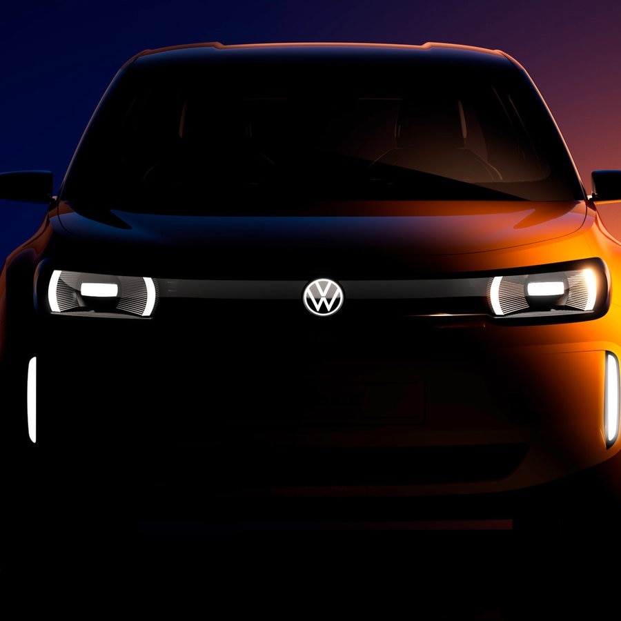 Eine Designskizze zeigt das neue VW E-Auto-Einsteigermodell, den ID.Every1. © dpa Foto: Designskizze/kein Fotograf