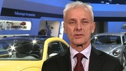 VW-Chef Müller im Interview mit dem Morgenmagazin. © ARD/Morgenmagazin 