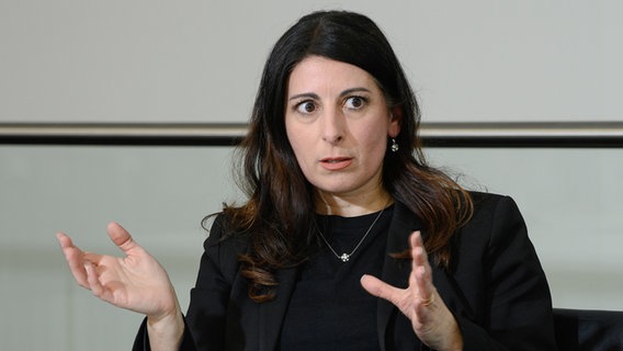 Daniela Cavallo, Vorsitzende des Gesamt- und Konzernbetriebsrats der Volkswagen AG. © picture alliance/dpa/Swen Pförtner Foto: Swen Pförtner