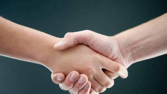 Zwei Hände greifen ineinander. © picture alliance / dpa | Tobias Kleinschmidt Foto: Tobias Kleinschmidt