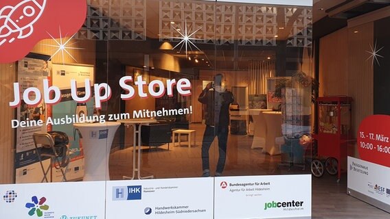 Der Job Up Store in Hildesheim Der Job Up Store in Hildesheim © Bündnis „Fachkräfte Region Hildesheim (FaReHi)“