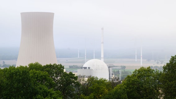 Das stillgelegte Atomkraftwerk Grohnde © picture alliance/dpa | Julian Stratenschulte Foto: Julian Stratenschulte